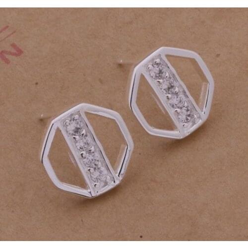 AE195 Trendy wholesale earrings , fashion jewelry , Octagonal plate /bieajzla birajzya