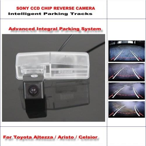Car Backup Rear Reverse Camera For Toyota Altezza/Aristo/Celsior Intelligent Parking Tracks CAM
