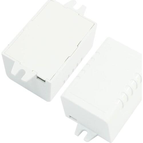 White Plastic Surface Mounted 40x27x23mm Electronic Junction Box