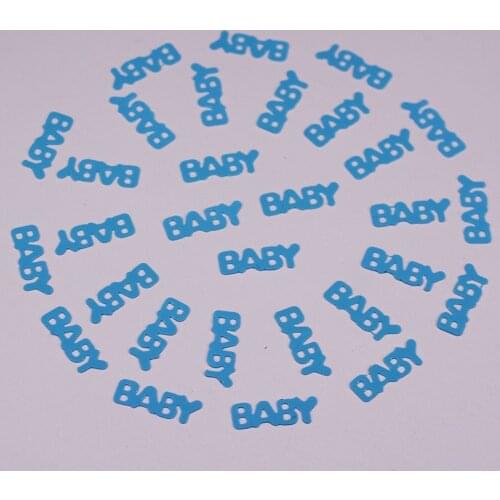 150g Blue Pink BABY Sole Feet Feeder Feeding Bottles Baby Shower Baptism Confetti Christening Happy Birthday Party Table Scatter