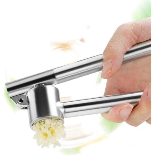 Zinc Alloy Manual Garlic Press Garlic Paste Stainless Steel Garlic Kitchen Tools