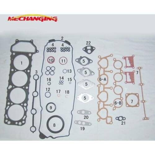 KA24DE For NISSAN ALTIMA 2.4L Engine Rebuilding Kits Engine Parts Full Gasket Set Full Set Engine Gasket 10101-1E485 50165700