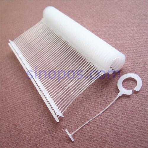 Ring Pins pp 38mm for standard tag gun, Garment Clothes Price Label tagging, hook-ups tag pin, J-hook fastener for cap sock toy