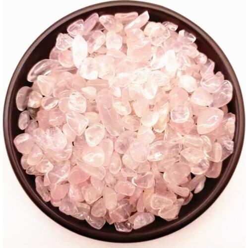 Rose Quartz Crystal Chips Wholesale Natural Polished Gravel For Healing Reiki