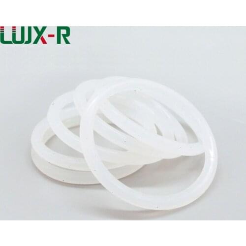LUJX-R 8PCS VMQ Gasket 4mm O Ring Seal White O-Ring Sealing Outside Dia. 160/170/185/195/200/215/220mm Silicone Sealing Ring
