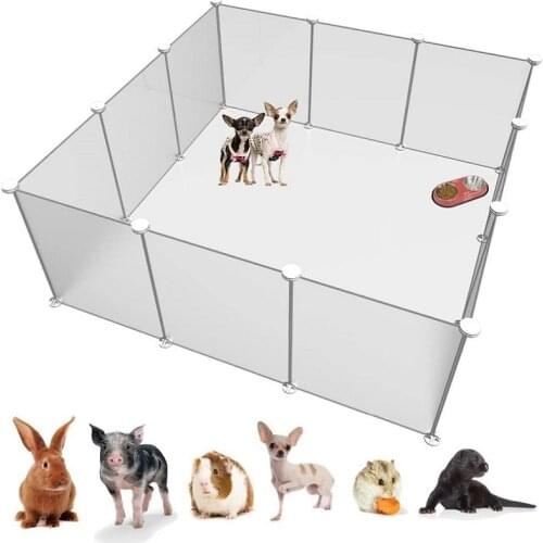 Free Adjustable Size and Height of DIY Pet Playpen - Plastic Yard Fence for Small Animals - DIY Closet Organization System
