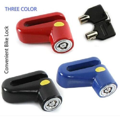 Mountain Bike Mini Lock Anti - theft outdoor lock Three Colors Bicycle Accessories