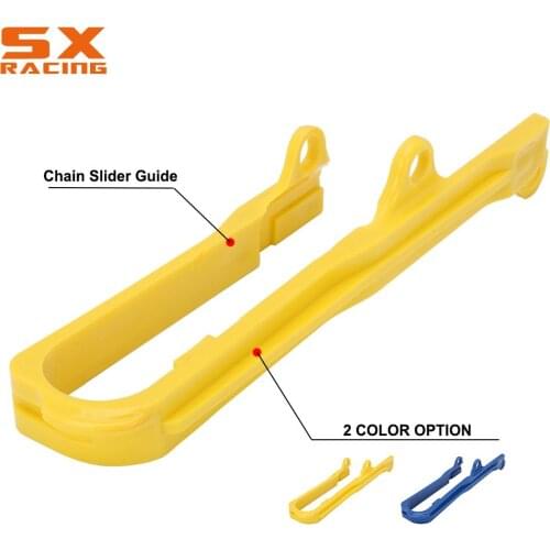 Motorcycle Chain Slider Guide Swingarm For SUZUKI DRZ400 2000 2001 2002 2003 2004 DRZ400E 00-07 DRZ400S 00-18 Yellow Blue