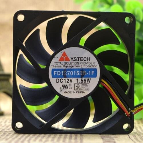 New original FD1270153B-1F 7015 12V 1.56W 3-wire CPU cooling fan