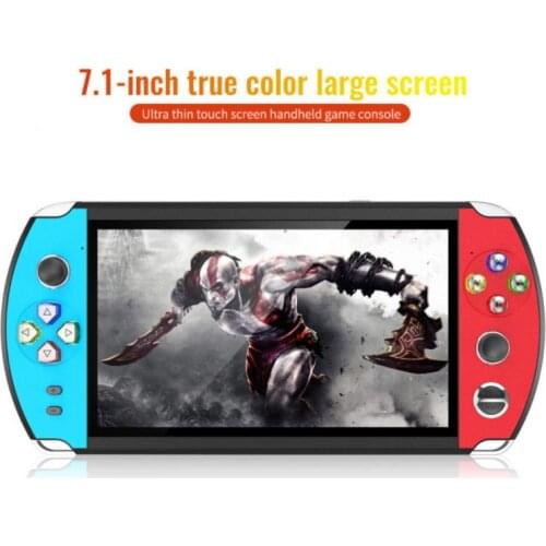 Newest 7.1 inch Handheld Portable Game Console Dual Joystick 8GB preloaded 2000 free games support TV Out video game machine