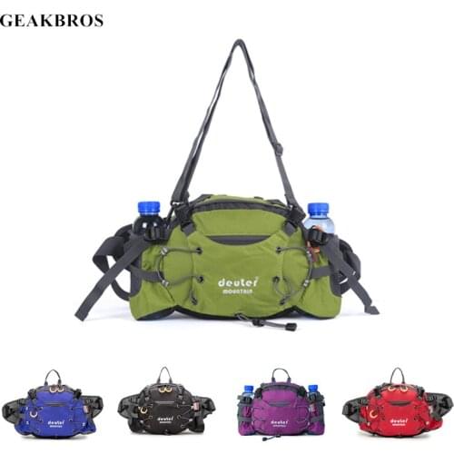 Light Running Waist Bag Cycling Climbing Backpack Outdoor Sports Hiking Hunting Riding Travel Water Bottle Holder Shoulder Pack