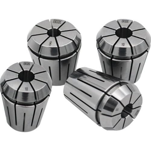 Water Stop Spring Collet ERC16 ERC20 ERC25 ERC32 0.008 Sealing Collet Machine Tools Accessory er32 with rubber band milling tool
