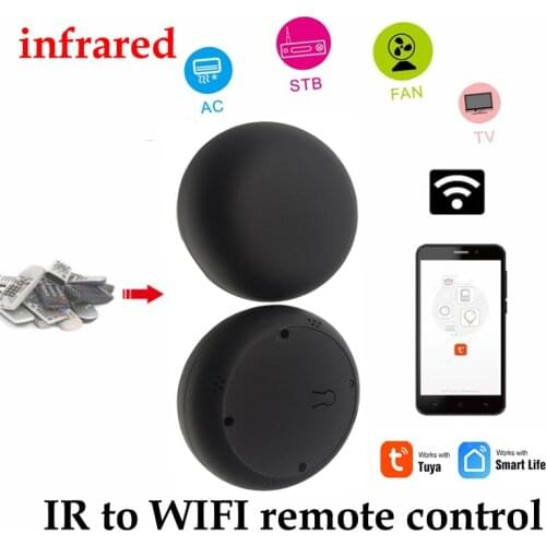 Tuya wifi ir Remote Control smart Infrared learning copy Remote Controller AC FAN STB TV ir remote support alexa voice control