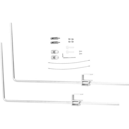 1Set Practical Aquarium Light Rack Universal Fish Tank Hanging Bracket Silver