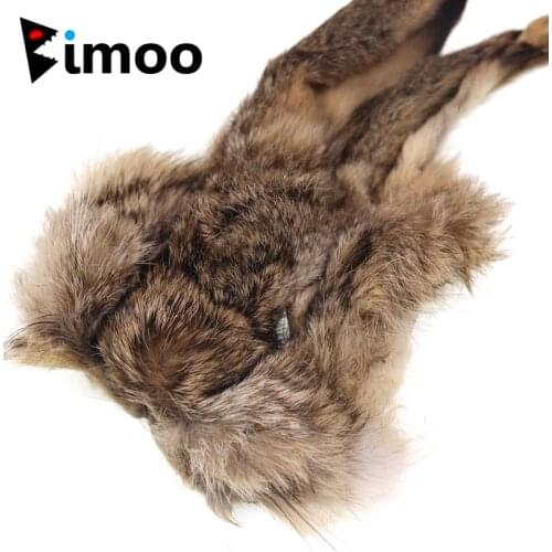 Bimoo 1pc Hares Masks Prograde Hares Ear Nymph Fly Dubbing Fur & Hairs with Stiffer Guard Hairs Super Fine Fly Tying Materials
