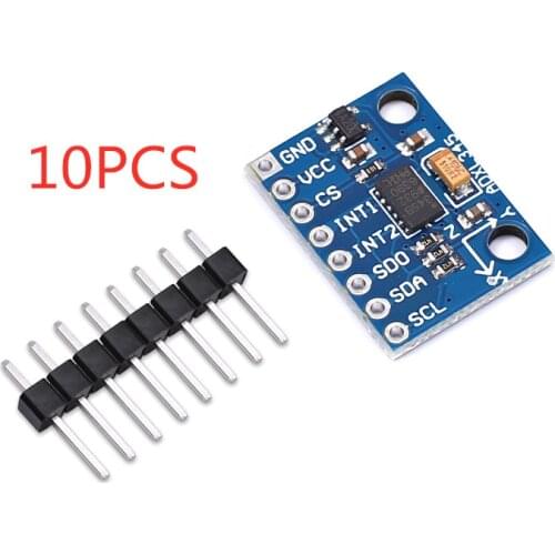 10PCS GY-291 ADXL345 Digital Triaxial Gravity Acceleration Slope Module IIC/SPI Transmission