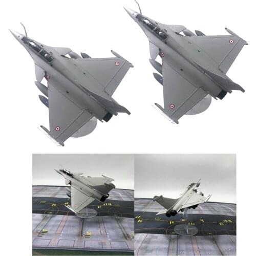 2 Pieces 1/72 Scale Dassault Rafale Plane France Fighter Metal