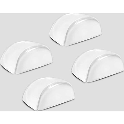 Acrylic No Need Punch Transparent Door Stopper Door Holder Home Doorstop Supply