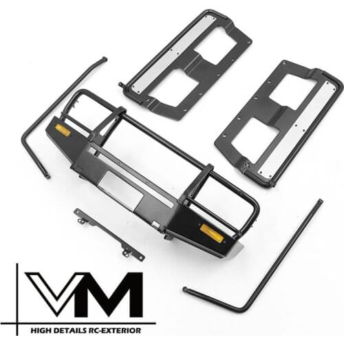 Aluminum front ARB bumper +side pedal set for boomracing BRX01+Killerbody LC70 parts
