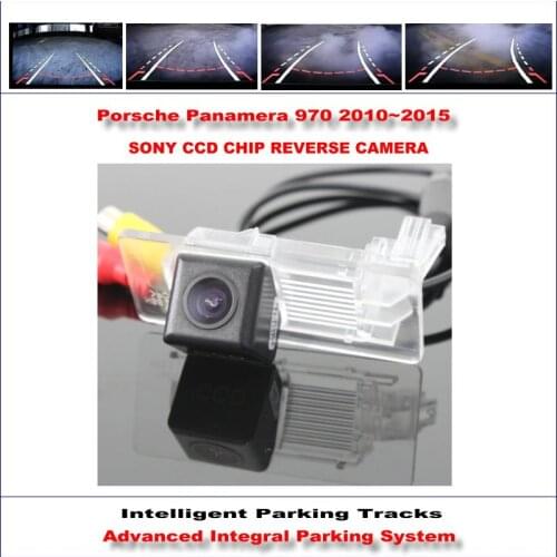 Car Rear Reverse Camera For Porsche Panamera 970 2010-2015 Backup Paking Dynamic Tracks Intelligentized CAM