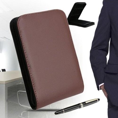 YYDS 12 Pens Fountain Pen/Roller Pen Faux Leather Zipper Case Holder New