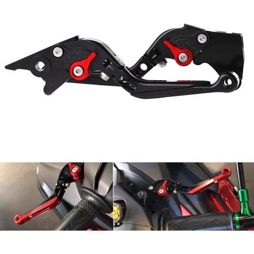 For Kawasaki Ninja 300 Motorcycle Accessories CNC Aluminum Adjustable Folding Extendable Brake Clutch Levers
