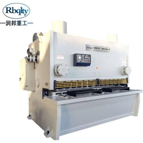 Hydraulic shearing machine guillotine blade cutting and shearing for metal plate with E21S control system