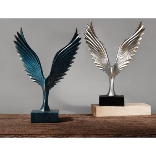 SIMPLE MODERN RESIN DAPENG WINGS ORNAMENTS DECORATION HOME LIVINGROOM ACCESSORIES OFFICE DESKTOP FIGURINES CRAFTS LUCKY GIFTS