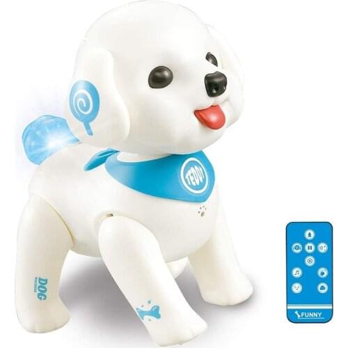 RC Robot Dog Smart Puppy Teddy Programmable Voice Control Singing Walking Remote Control Electronic Pets Toys for Kids