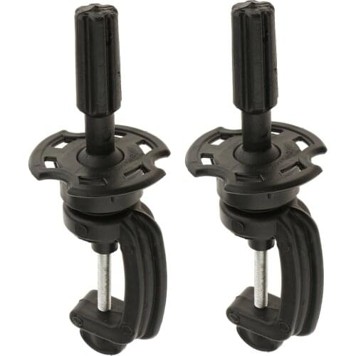 Adjustable Wig Mannequin Head Stand, 2 Pack Cosmetology Manikin Stand Mannequin Head Holder Clamp Black