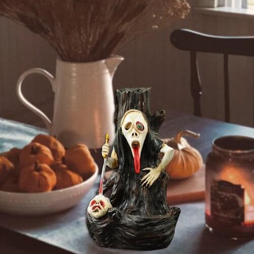 Handicraft Incense Holder Backflow Waterfall Smoke Incense Burner Home Decor Halloween Gift