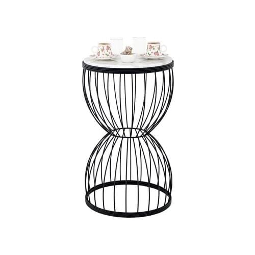 Modern lux Cemre Coffee table White Wood Walnut coffe table