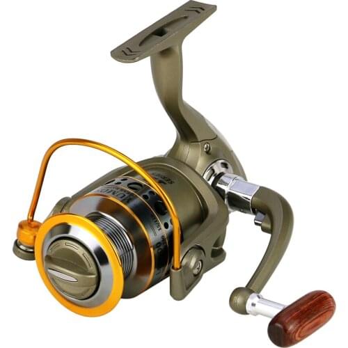 Spinning Fishing Reel 12BB + 1 Bearing Balls 1000-9000 Series Metal Coil Left/Right Hand Spinning Reel Boat Rock Fishing Wheel