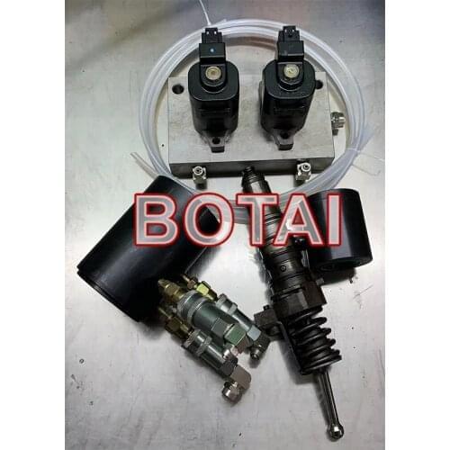 EUI injector test adaptor for Cummins ISX15 X15 HPI XPI injector , with HK1400 CAM BOX work and HPI actuator 4089980 4089981