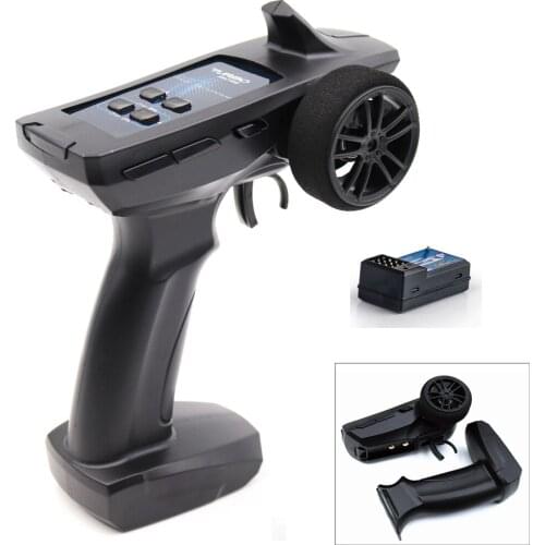 TURBO 2.4GHz 91805G 91805G-VT 4CH Radio system Transmitter Controller Remote Control w/ Receiver for RC Drone Car Boat