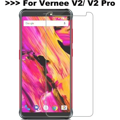 Vernee v2 pro Tempered Glass for Vernee V2 5.99" 9H Explosion-proof Protective Film Screen Protector Vernee v2 pro mobile Phone