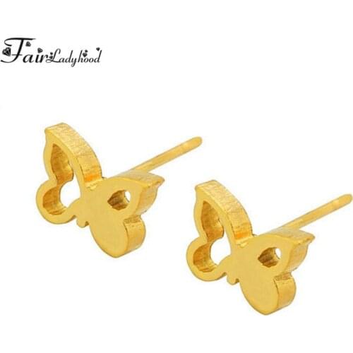 FairLadyHood New Arrivals Stud Earrings For Women Top Quality Titanium Steel Earrings Fashion Jewelry