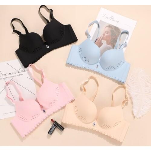Fashion Bras For Women Push Up Lingerie Wire Free Brassiere Seamless Bra Bralette Spring Ultrathin Cup Underwear Intimates