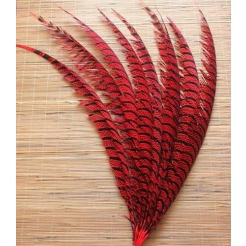 10 pcs/lot 32-36inch/80-90cm Red Lady Amherst Pheasant feather for Home Decoration,Wedding Party Decoration