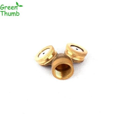 13pcs 1/4 Inch Female Thread Brass Sprinkler Garden Irrigation System High Quality Agricultural Brass Spray Misting Nozzle