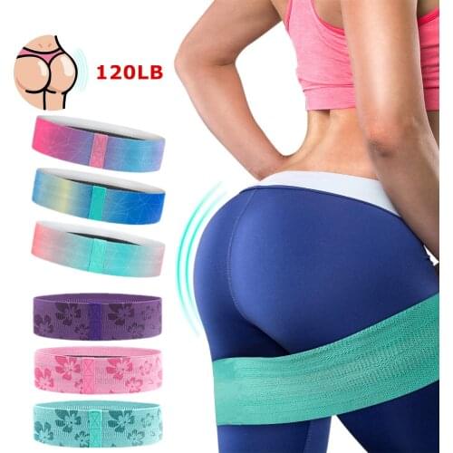 4PCS Resistance Bands for Legs and Butt Exercise Bands Fitness Bands Strength Squat Loops Hip Thigh Glute Bands Non Slip Fabric