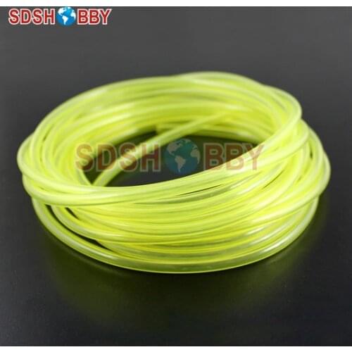 7*4mm 100 Meter Fuel Line/ Fuel Pipe for Gas Engine/ Nitro Engine-Yellow/ Blue Color