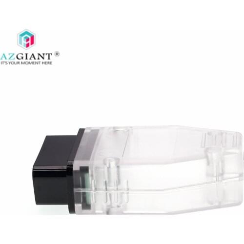 Automotive OBD2 16pin Connector Male Transparent OBD housing With Plug PCB Case SR Screw OBDII