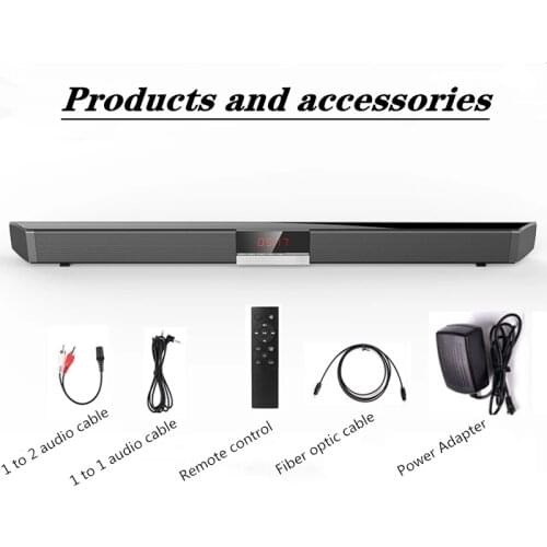 High-power wireless Soundbar home theater 60W TV bluetooth speaker subwoofer remote control system for computer TV speakers