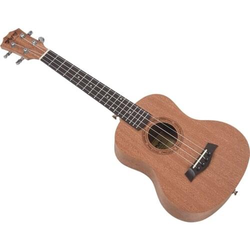 BWS EST&1988 26 Inch Mahogany Wood 18 Fret Tenor Ukulele Acoustic Cutaway Guitar Mahogany Wood Ukelele Hawaii 4 String Guitarra