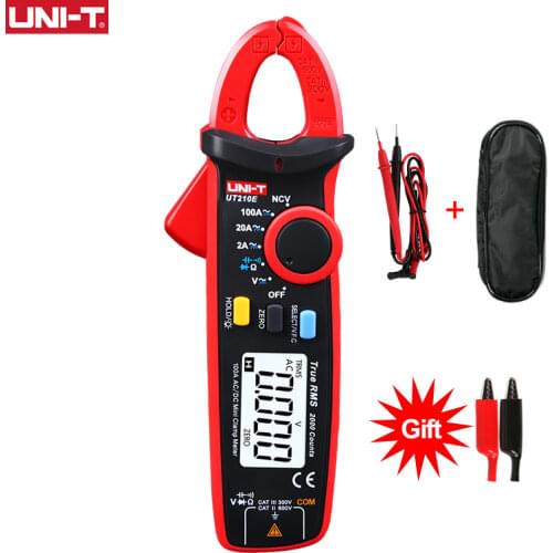 UNI-T UT210E Pro UNIT Mini Digital AC DC Current Clamp Meter Voltage Voltmeter 100A Ammeter Electrical Frequency Tester