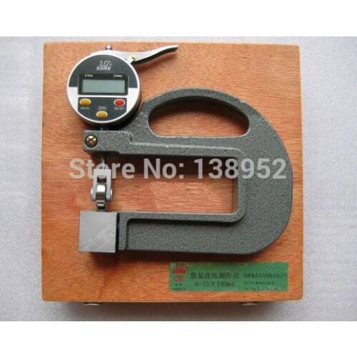 0-10mm 0.01mm digital thickness gauge with roller insert Continuous electronic Thickness Gauge