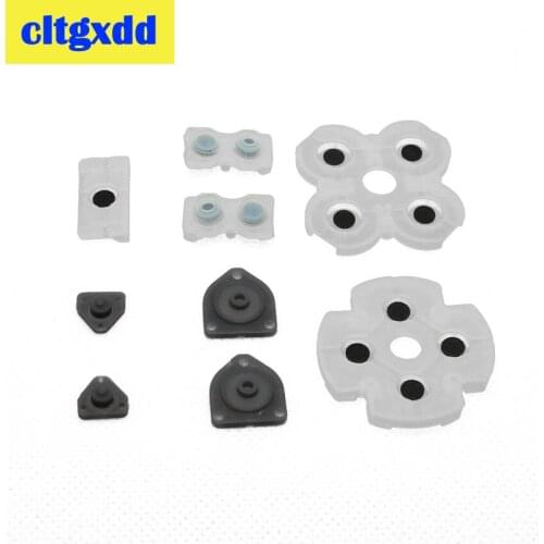 Cltgxdd 1 Set Silicone Rubber Responsive Sensitive Conductive Button Pad Kit Compatible For ps4 Controller Responsive Sensitive