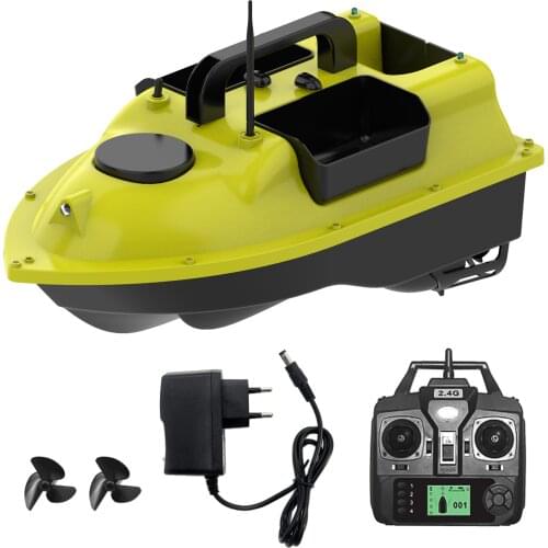D18B 400-500M Remote Control Fishing Bait Boat with 3 Bait Containers Automatic Bait Boat with Double Motors Double Propellers