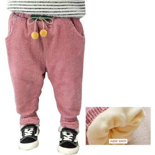 Baby winter pants for girls&boys children velvet thick leggings pants toddler girls newborn Casual trousers 1 2 3 4 5 year